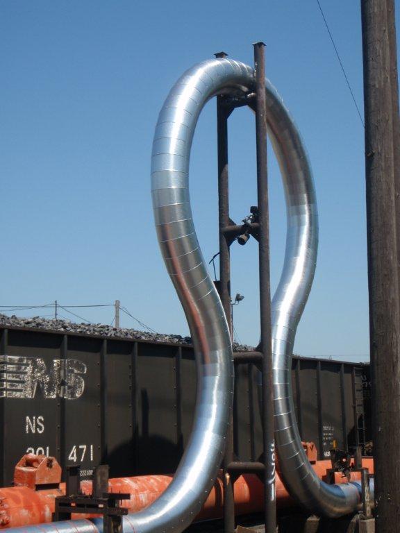 Pipe Insulation on an Omega Loop